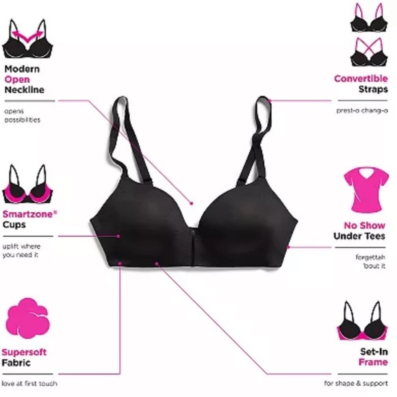 Maidenform One Fabulous Fit 2.0 Wireless Bra DM7546 - Picture 8 of 8